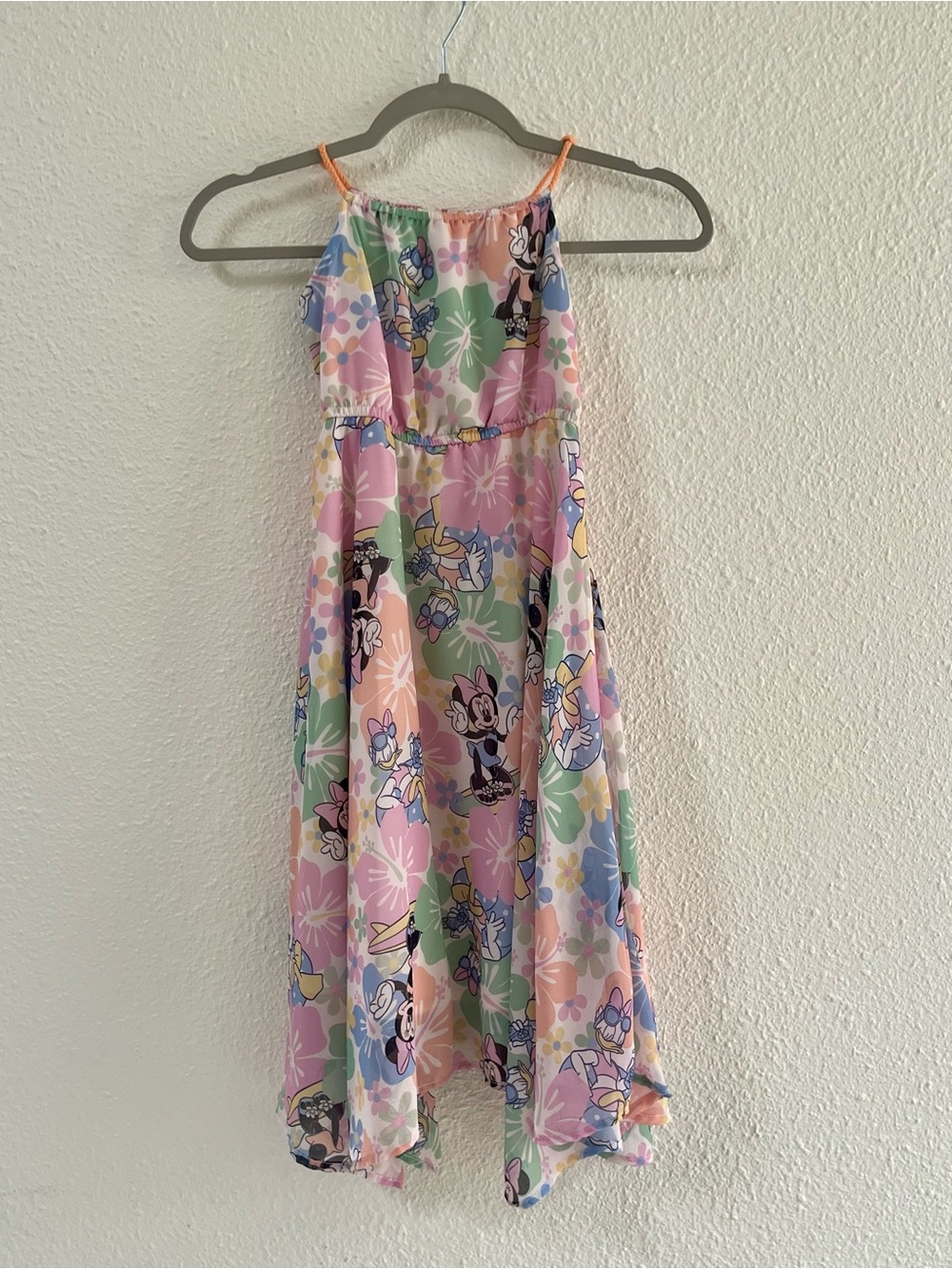 NWOT H&M Pastel Disney Floral Minnie & Daisy Sundress